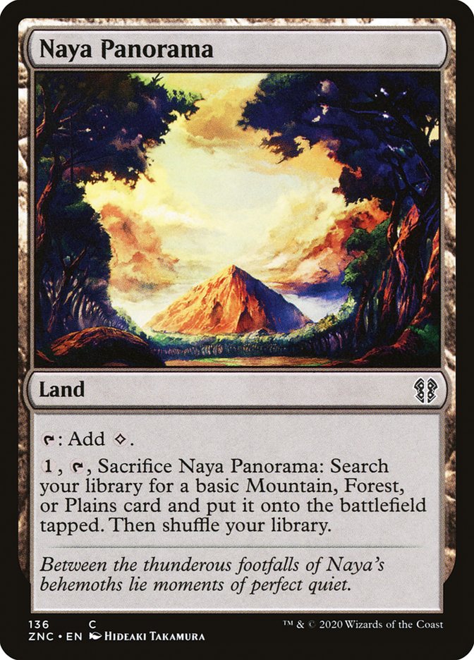 {C} Naya Panorama [Zendikar Rising Commander][ZNC 136]