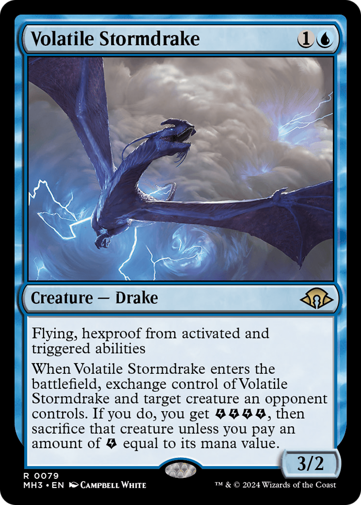 {R} Volatile Stormdrake [Modern Horizons 3][MH3 079]