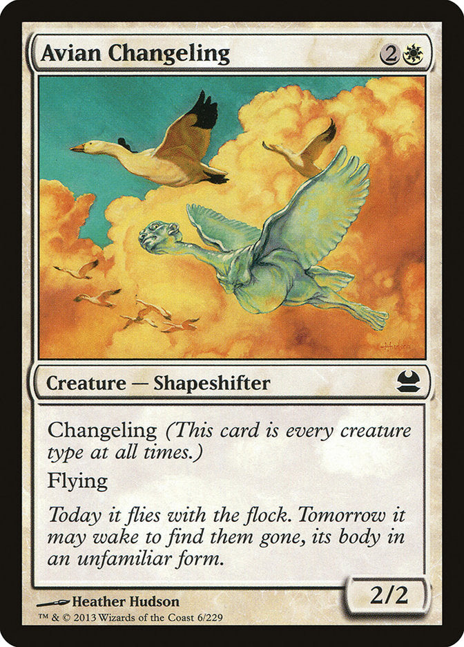 {C} Avian Changeling [Modern Masters][MMA 006]