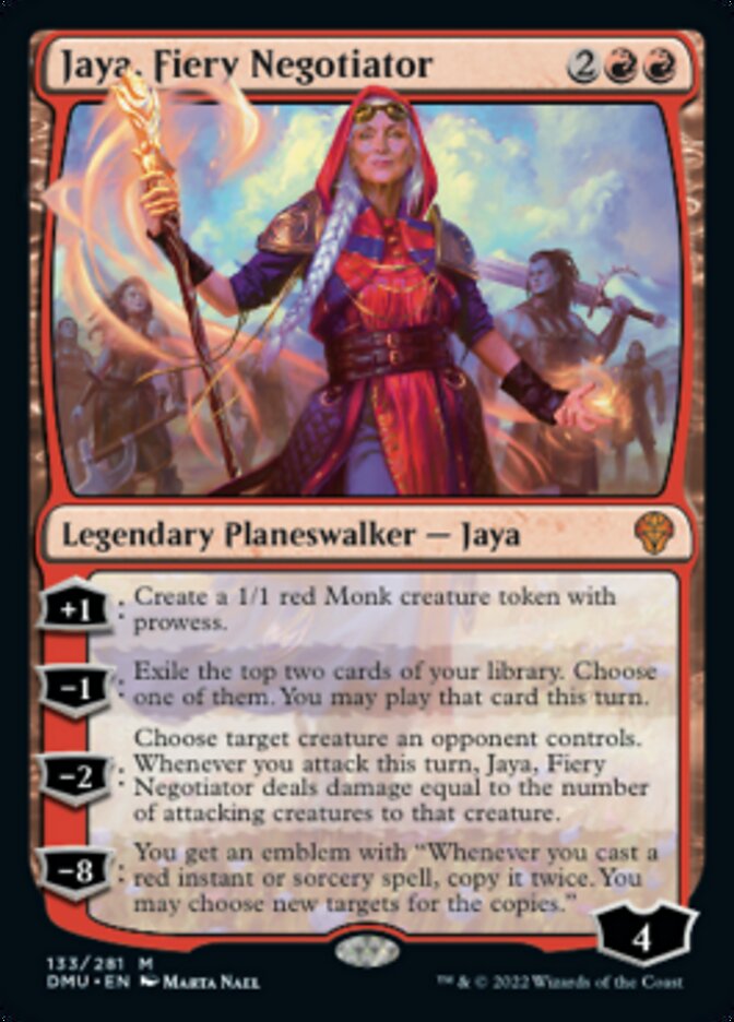 {@R} Jaya, Fiery Negotiator [Dominaria United][DMU 133]