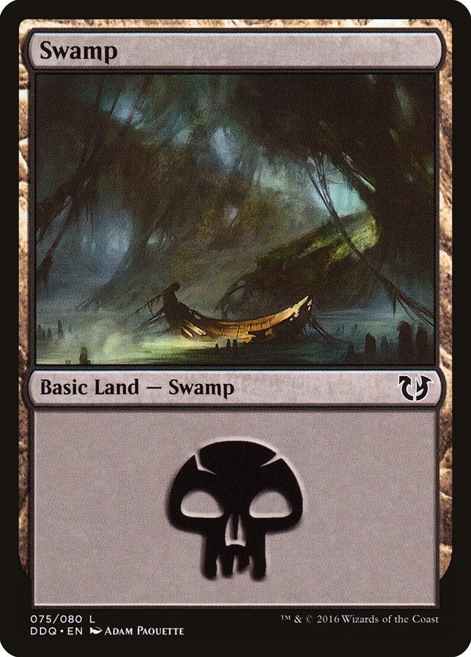 {B}[DDQ 075] Swamp (75) [Duel Decks: Blessed vs. Cursed]