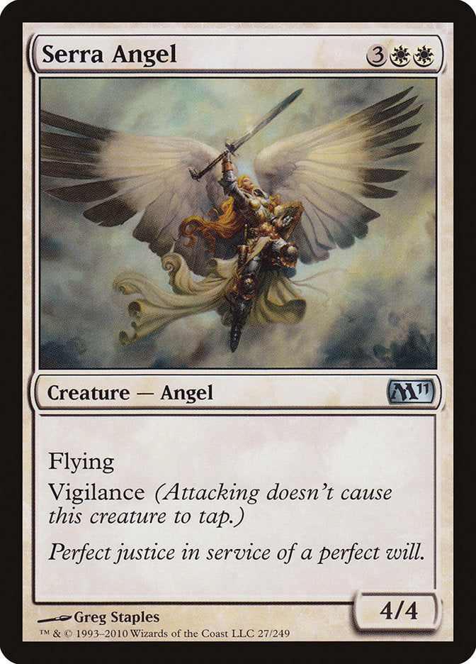 {C} Serra Angel [Magic 2011][M11 027]