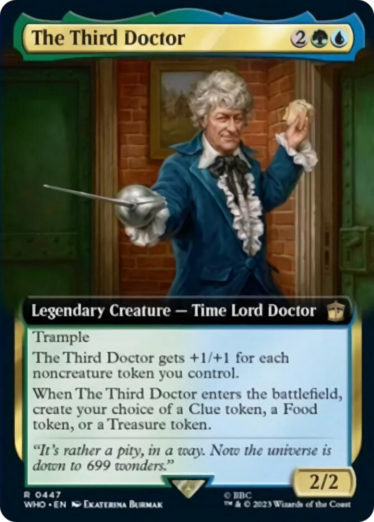 {R} The Third Doctor (Extended Art) [Doctor Who][WHO 447]