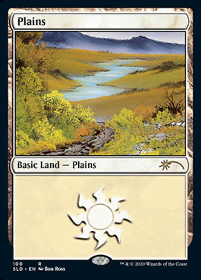 {B}[SLD 100] Plains (100) [Secret Lair Drop Series]