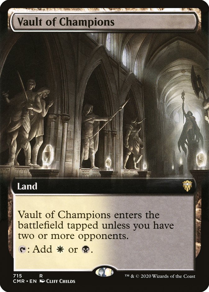 {R} Vault of Champions (Extended Art) [Commander Legends][CMR 715]