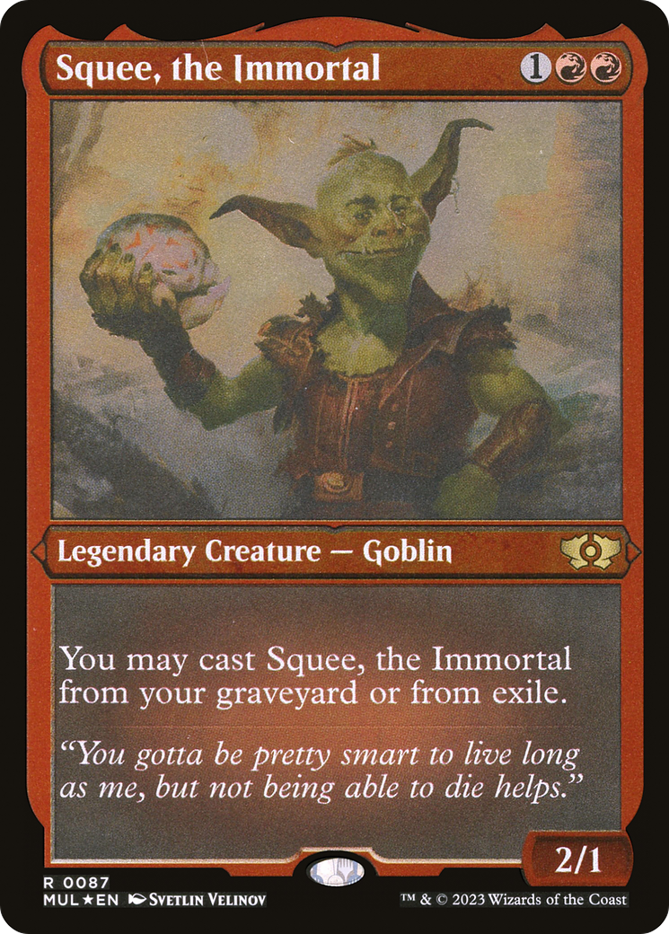 {R} Squee, the Immortal (Foil Etched) [Multiverse Legends][MUL 087]