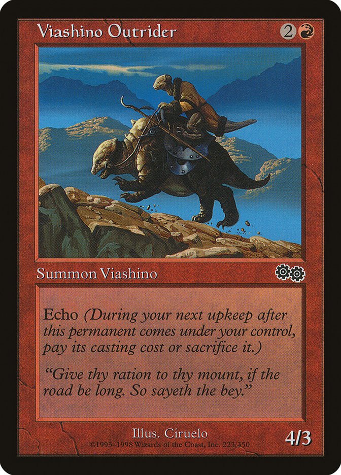 {C} Viashino Outrider [Urza's Saga][USG 223]