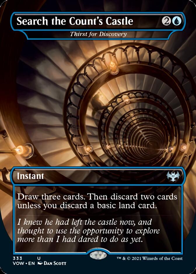 {C} Thirst for Discovery - Search the Count's Castle [Innistrad: Crimson Vow][VOW 333]