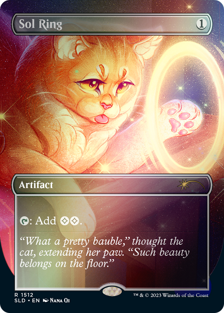 {R} Sol Ring (1512) // Sol Ring [Secret Lair Commander Deck: Raining Cats and Dogs][SLD 1512]