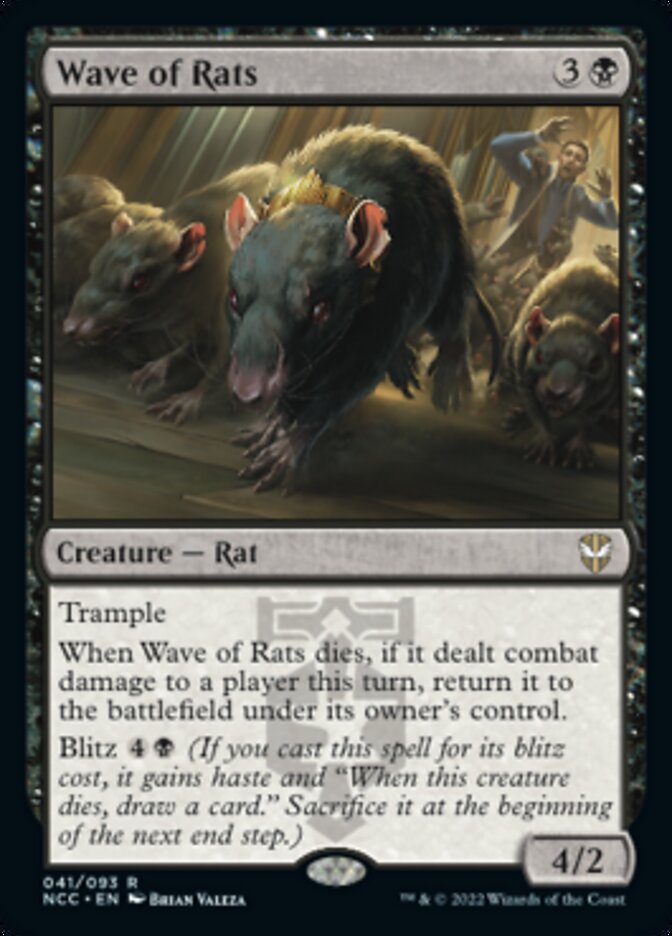 {R} Wave of Rats [Streets of New Capenna Commander][NCC 041]