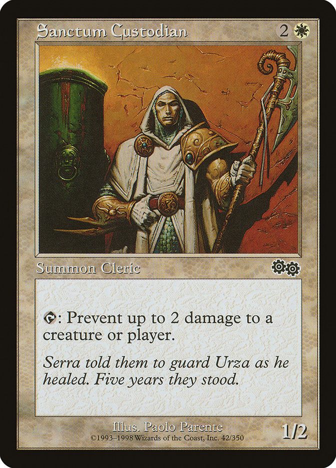 {C} Sanctum Custodian [Urza's Saga][USG 042]