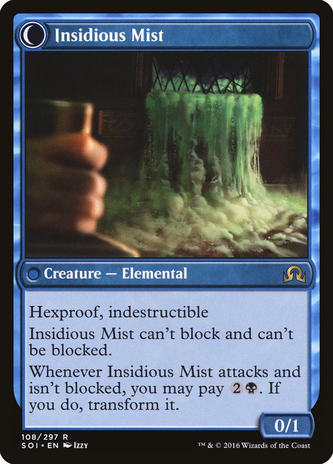 {R} Elusive Tormentor // Insidious Mist [Shadows over Innistrad][SOI 108]