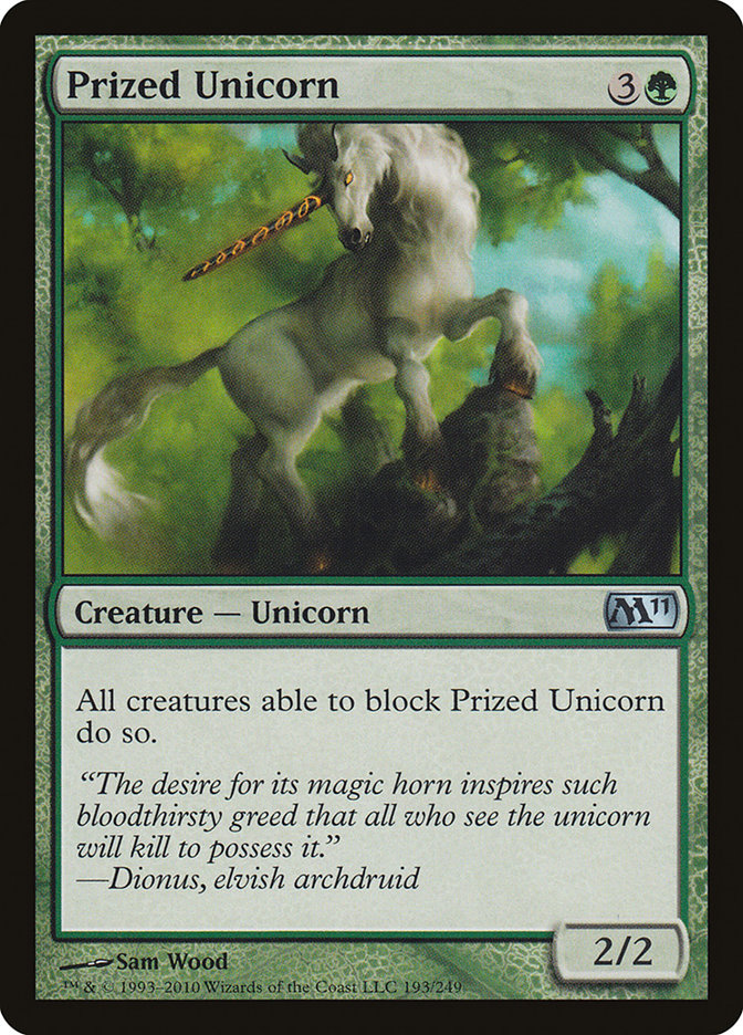 {C} Prized Unicorn [Magic 2011][M11 193]