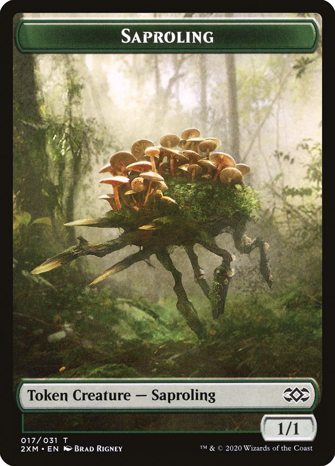 {T} Beast // Saproling Double-sided Token [Double Masters Tokens][T2XM 013]