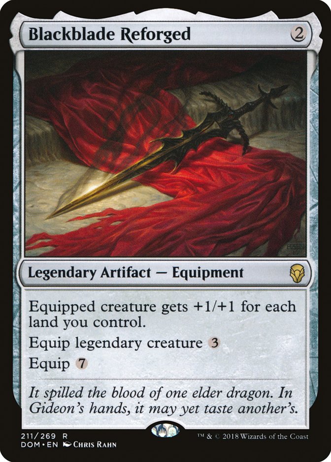 {R} Blackblade Reforged [Dominaria][DOM 211]