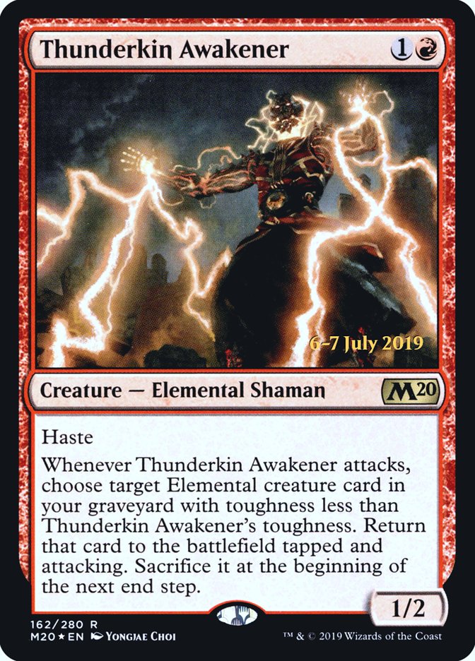 {R} Thunderkin Awakener [Core Set 2020 Prerelease Promos][PR M20 162]