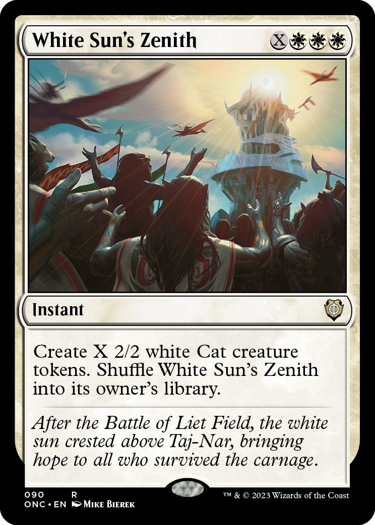 {R} White Sun's Zenith [Phyrexia: All Will Be One Commander][ONC 090]