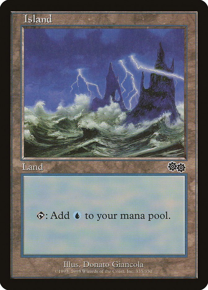 {B}[USG 335] Island (335) [Urza's Saga]