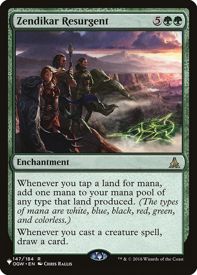 {R} Zendikar Resurgent [The List][LS OGW 147]