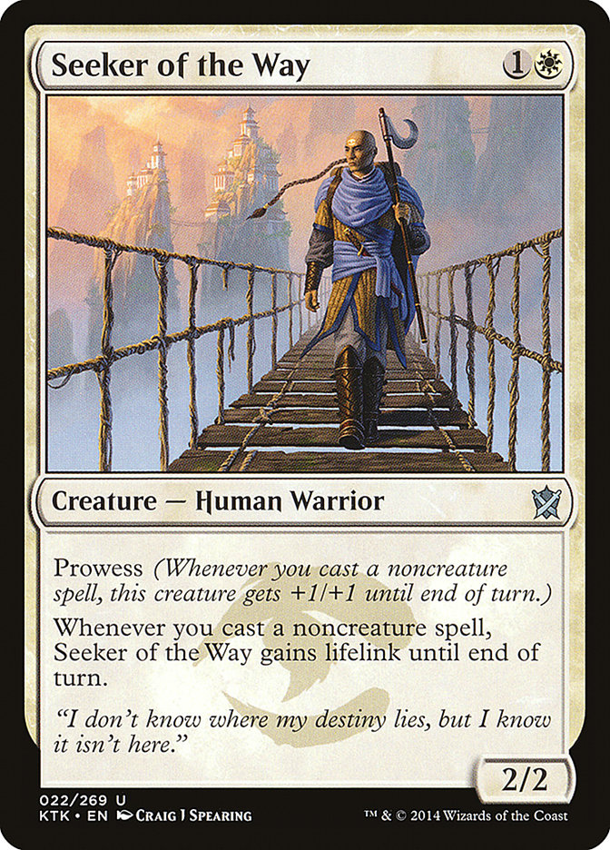 {C} Seeker of the Way [Khans of Tarkir][KTK 022]