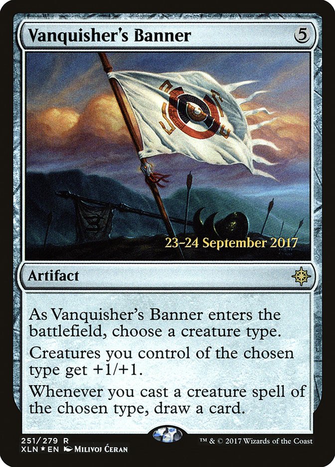 {R} Vanquisher's Banner [Ixalan Prerelease Promos][PR XLN 251]