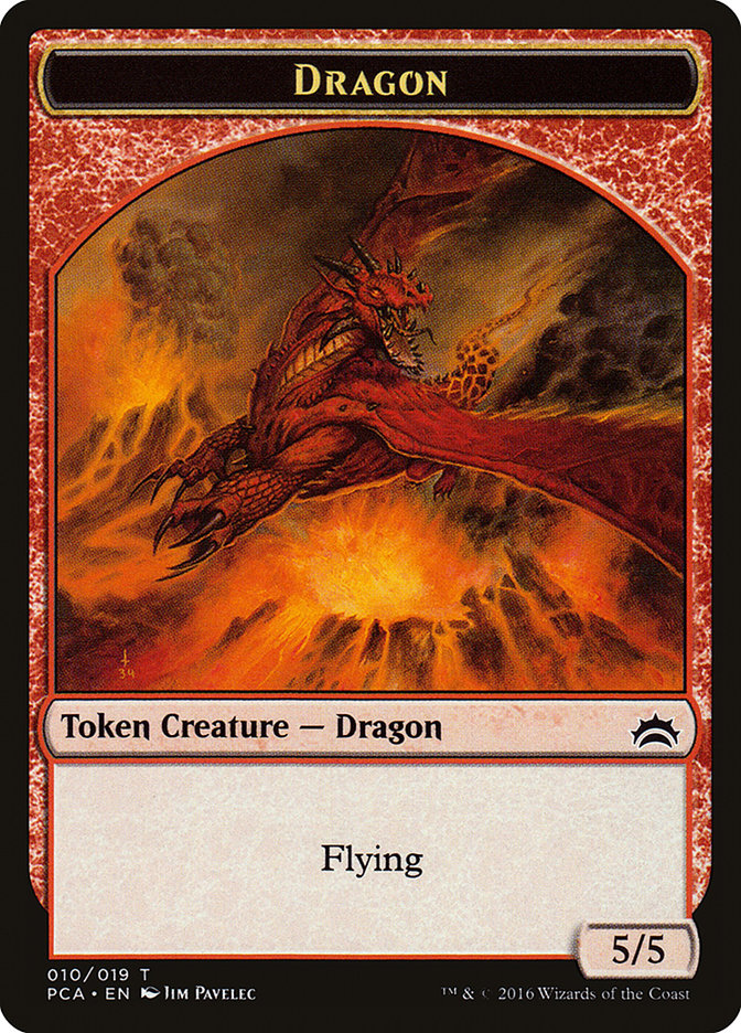 {T} Dragon Token [Planechase Anthology Tokens][TPCA 010]