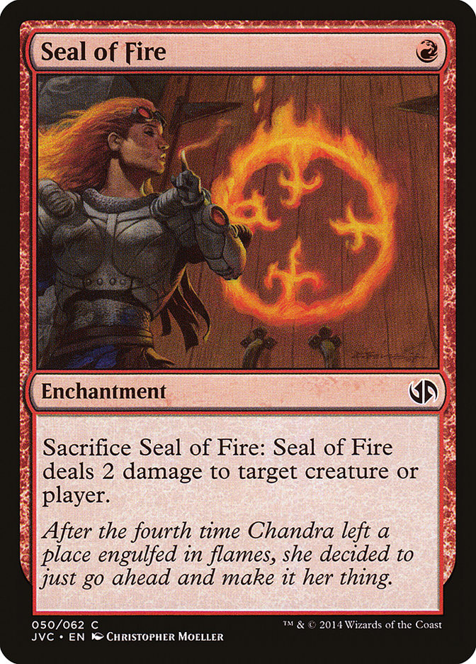 {C} Seal of Fire [Duel Decks Anthology][JVC 050]