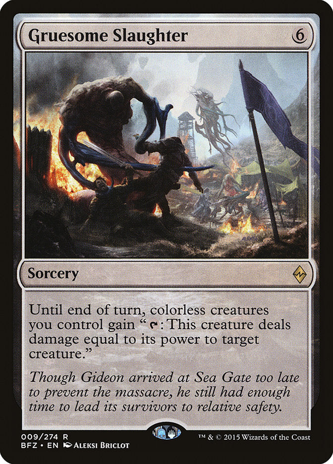 {R} Gruesome Slaughter [Battle for Zendikar][BFZ 009]