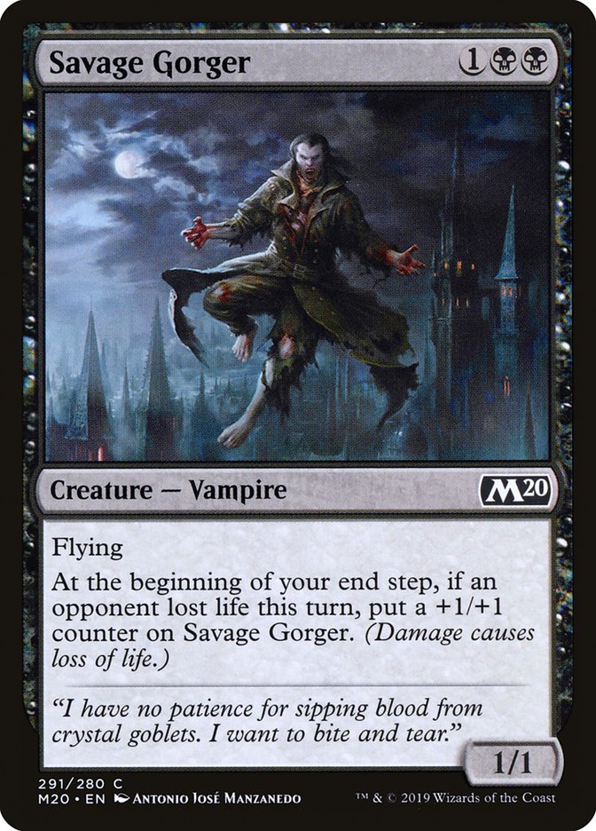 {C} Savage Gorger [Core Set 2020][M20 291]