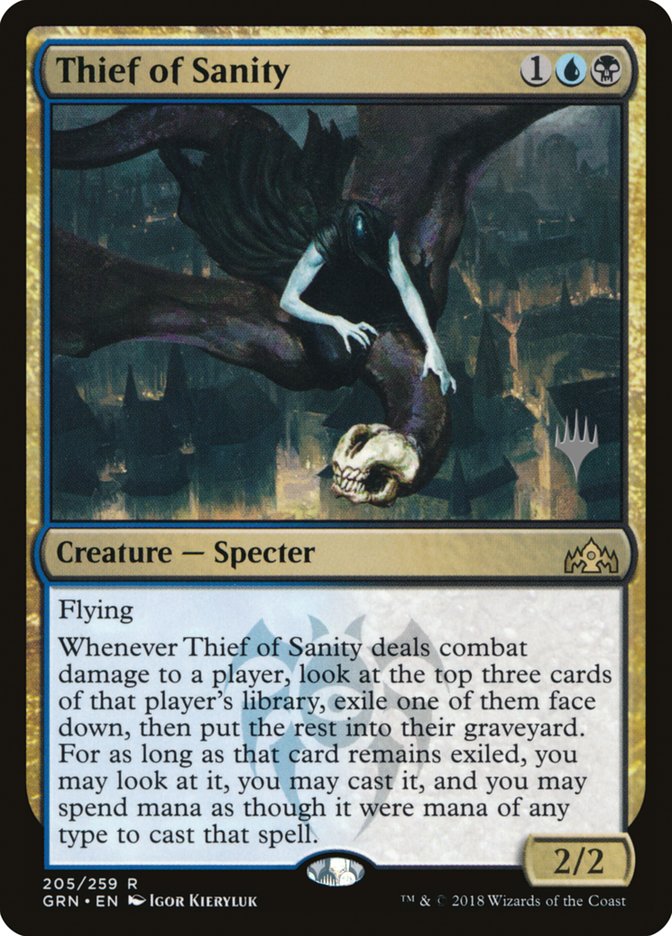 {R} Thief of Sanity (Promo Pack) [Guilds of Ravnica Promos][PP GRN 205]