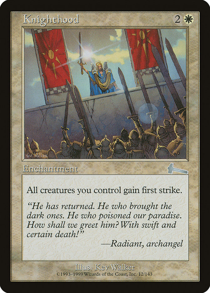 {C} Knighthood [Urza's Legacy][ULG 012]