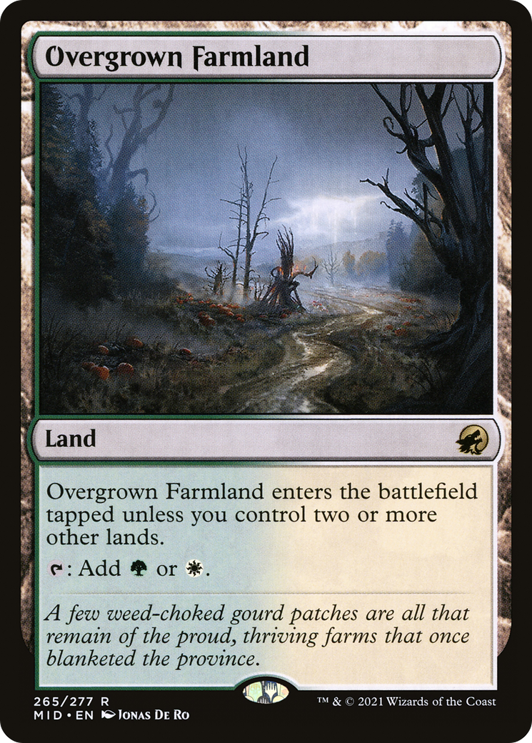 {R} Overgrown Farmland [Innistrad: Midnight Hunt][MID 265]