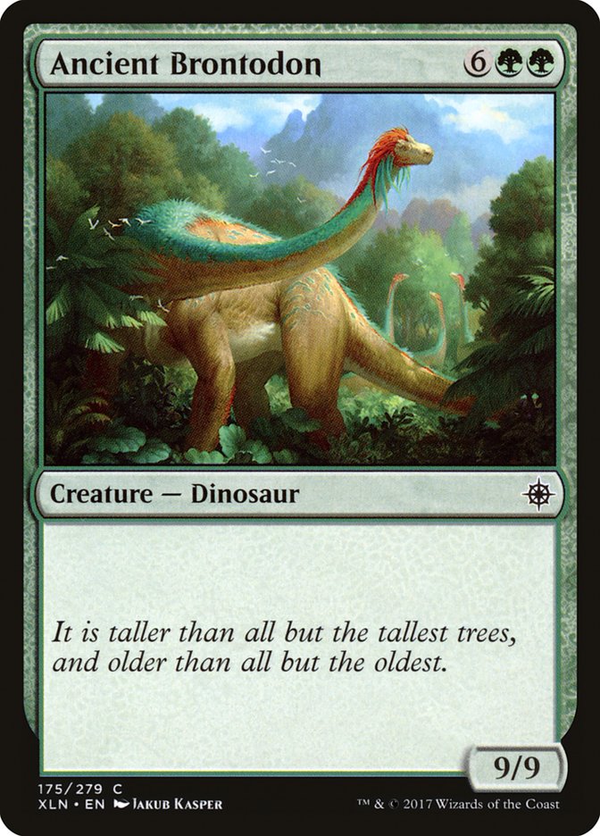 {C} Ancient Brontodon [Ixalan][XLN 175]