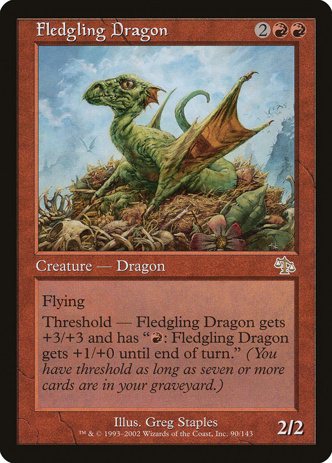 {R} Fledgling Dragon [Judgment][JUD 090]