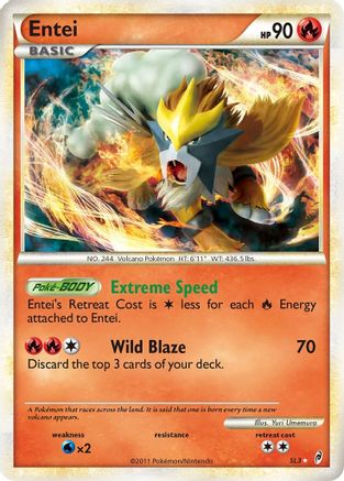 [PKM-R] Entei (SL3) [HeartGold & SoulSilver: Call of Legends]