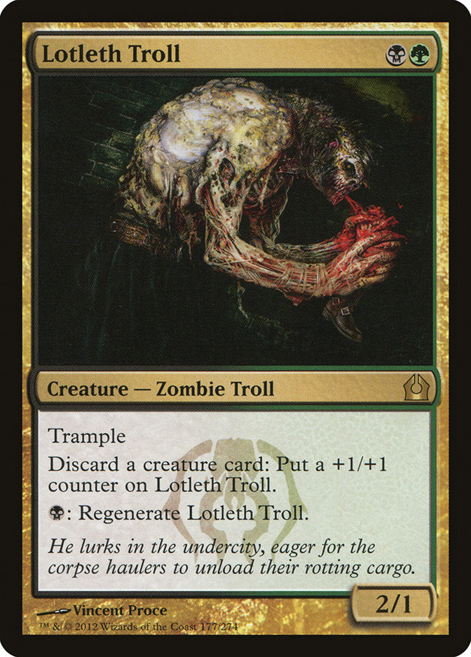 {R} Lotleth Troll [Return to Ravnica][RTR 177]