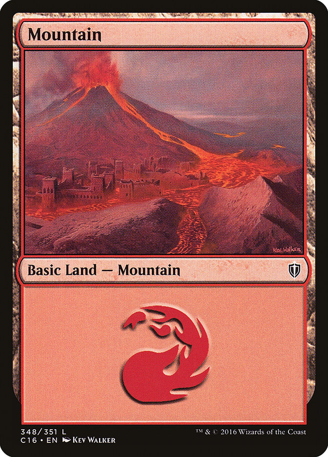 {B}[C16 348] Mountain (348) [Commander 2016]