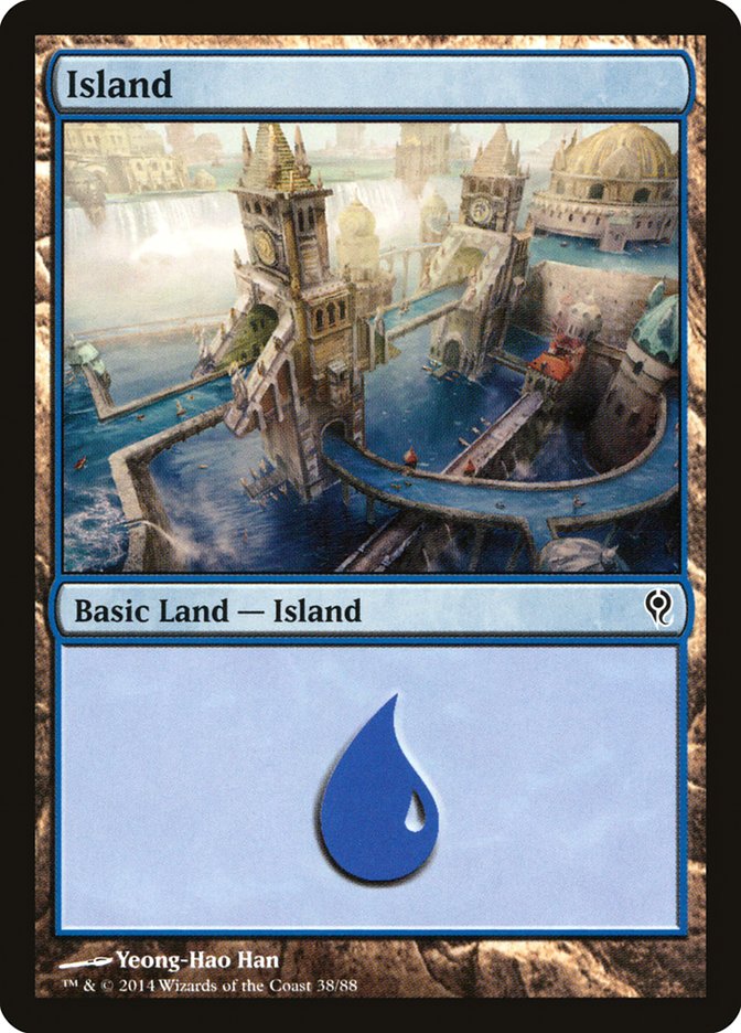 {B}[DDM 038] Island (38) [Duel Decks: Jace vs. Vraska]