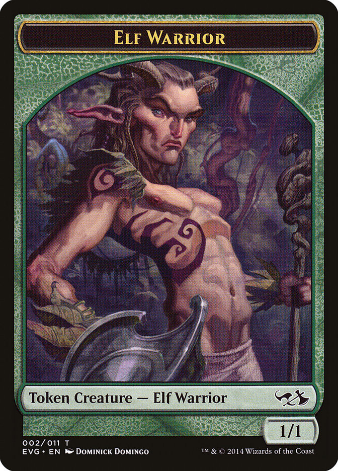 {T} Elf Warrior Token (Elves vs. Goblins) [Duel Decks Anthology Tokens][TEVG 002]