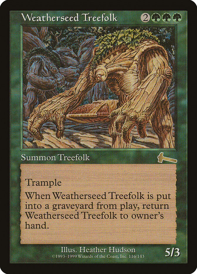 {R} Weatherseed Treefolk [Urza's Legacy][ULG 116]