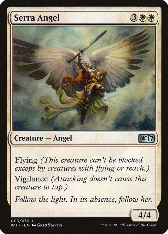 {C} Serra Angel [Welcome Deck 2017][W17 003]