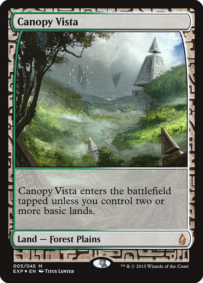 {R} Canopy Vista [Zendikar Expeditions][EXP 005]