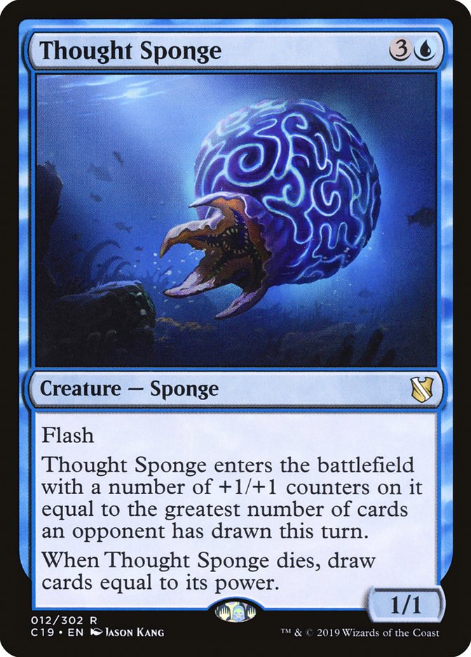 {R} Thought Sponge [Commander 2019][C19 012]