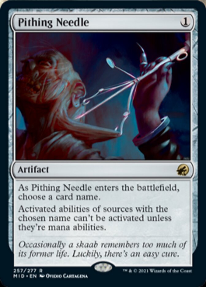 {R} Pithing Needle [Innistrad: Midnight Hunt][MID 257]