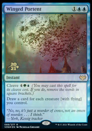 {@R} Winged Portent [Innistrad: Crimson Vow Prerelease Promos][PR VOW 089]