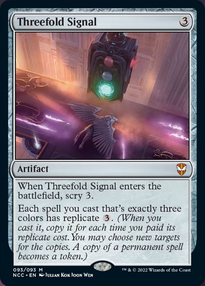 {R} Threefold Signal [Streets of New Capenna Commander][NCC 093]