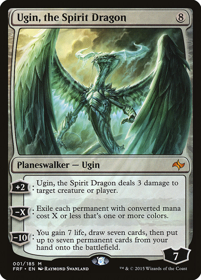 {R} Ugin, the Spirit Dragon [Fate Reforged][FRF 001]