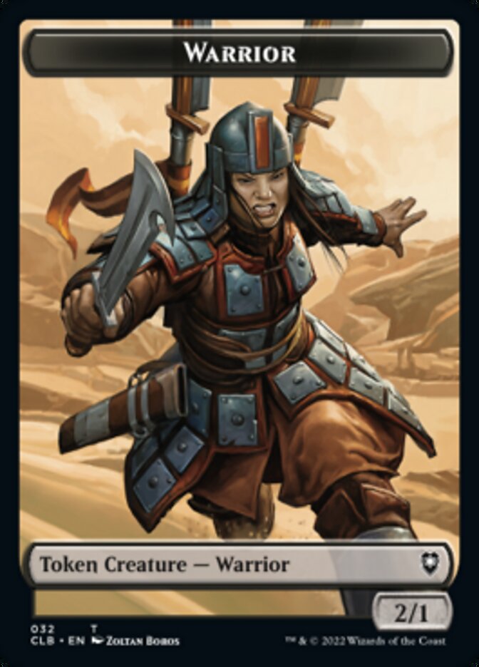 {T} Warrior // Inkling Double-sided Token [Commander Legends: Battle for Baldur's Gate Tokens][TCLB 032]