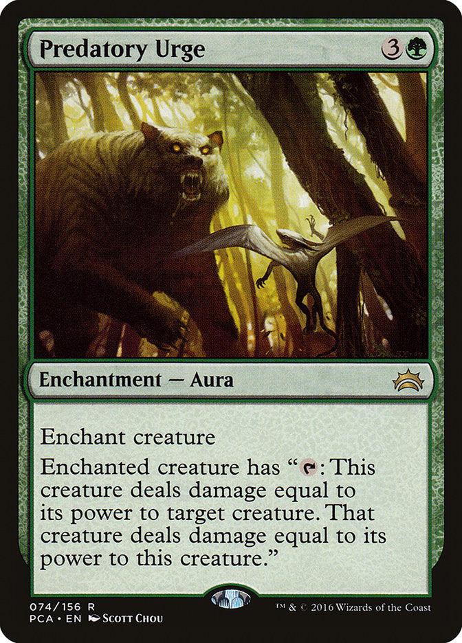 {R} Predatory Urge [Planechase Anthology][PCA 074]