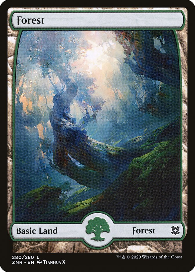 {B}[ZNR 280] Forest (280) [Zendikar Rising]